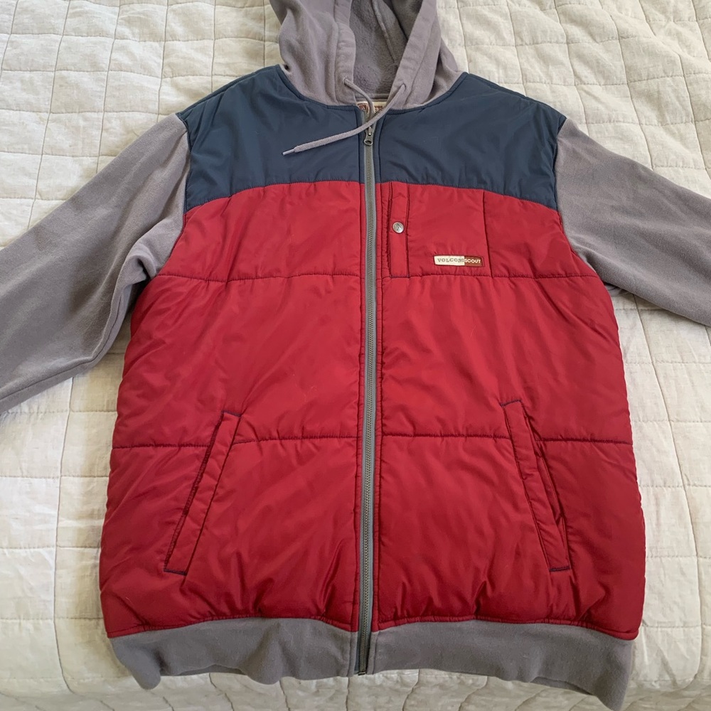 Mens Large Volcom Zip up Sweatshirt/Jacket